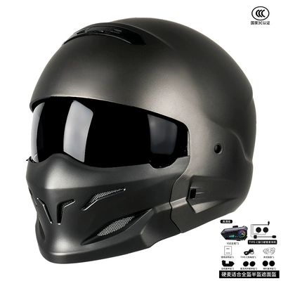 helmet 3C certification scorpion helmet, Motosiklet dəbilqələri - m-titanium-crystal-gray-dbluetooth-more-cost-effective