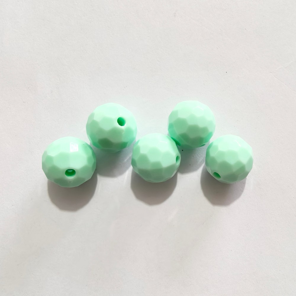 Corte de color sólido transparente, perlas de fútbol de fantasía, perlas de la tierra, bolas de luz de colores, bolas de bricolaje, bolsos diy, pulseras, accesorios para colgar coches image 19
