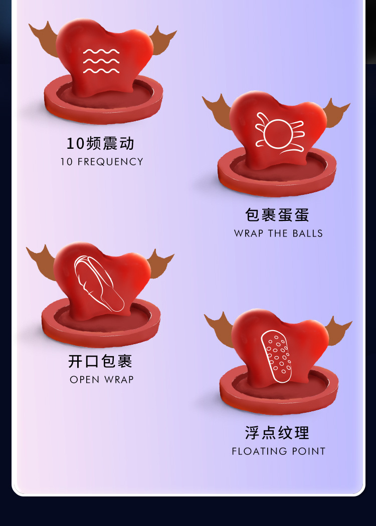 Silicone Anal Plug Vibrator with Button Control, 180 mm Prostate Massager for Men — detail image 2