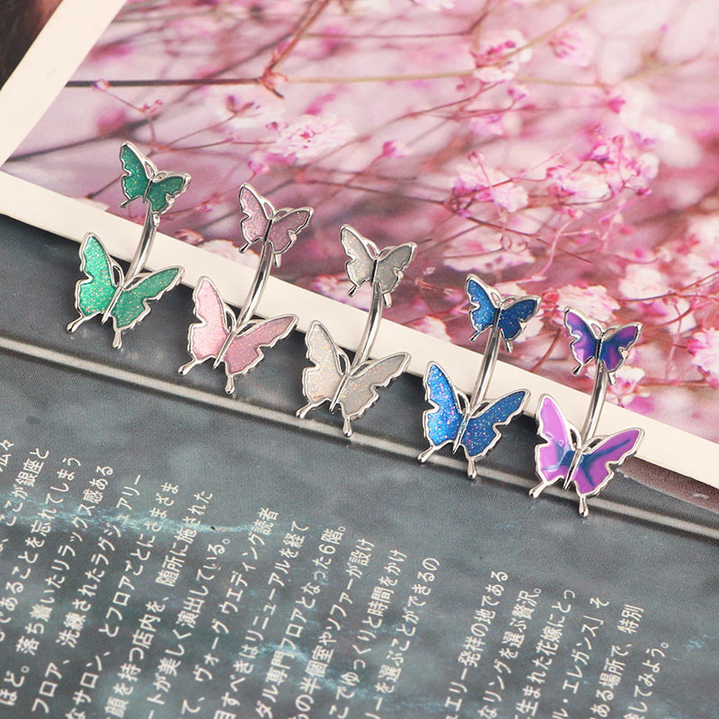 Pointed titanium steel lip stud product view