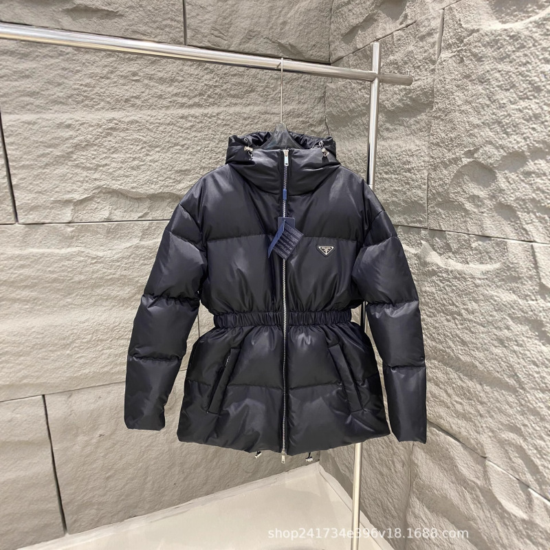 25 Winter New P Home High-End Triangle Bag Waist Slimming Thickened 90 Velvet down Jacket Women's Mid-Length down Jacket 25 Winter New P Home High-End Triangle Bag Waist Slimming Thickened 90 Velvet down Jacket Women's Mid-Length down Jacket