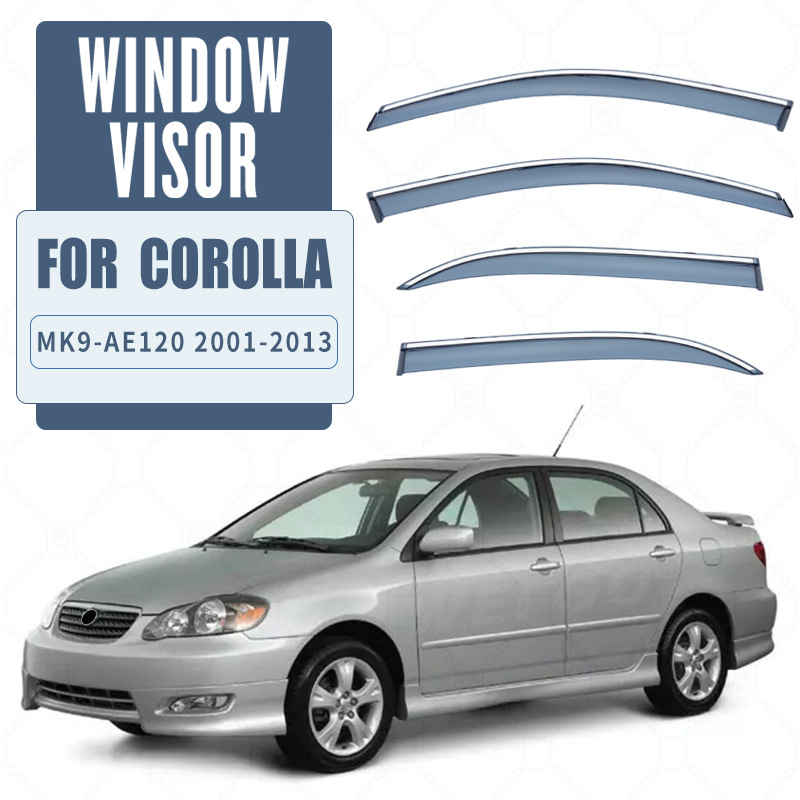 For Toyota COROLLA Sedan COROLLA Asian Lion Lei Ling Sunny and Rain Blocks COROLLA Window visor