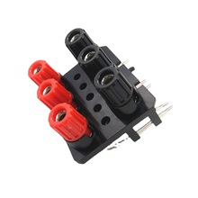 直销弯脚大六位音频接线柱 6位音响功放接线柱 WP6-10A外接线插座