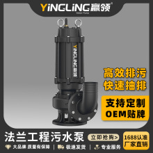 潜水泵WQ无堵塞潜污泵抗旱防涝排污铸铁高杨程大流量工业污水泵