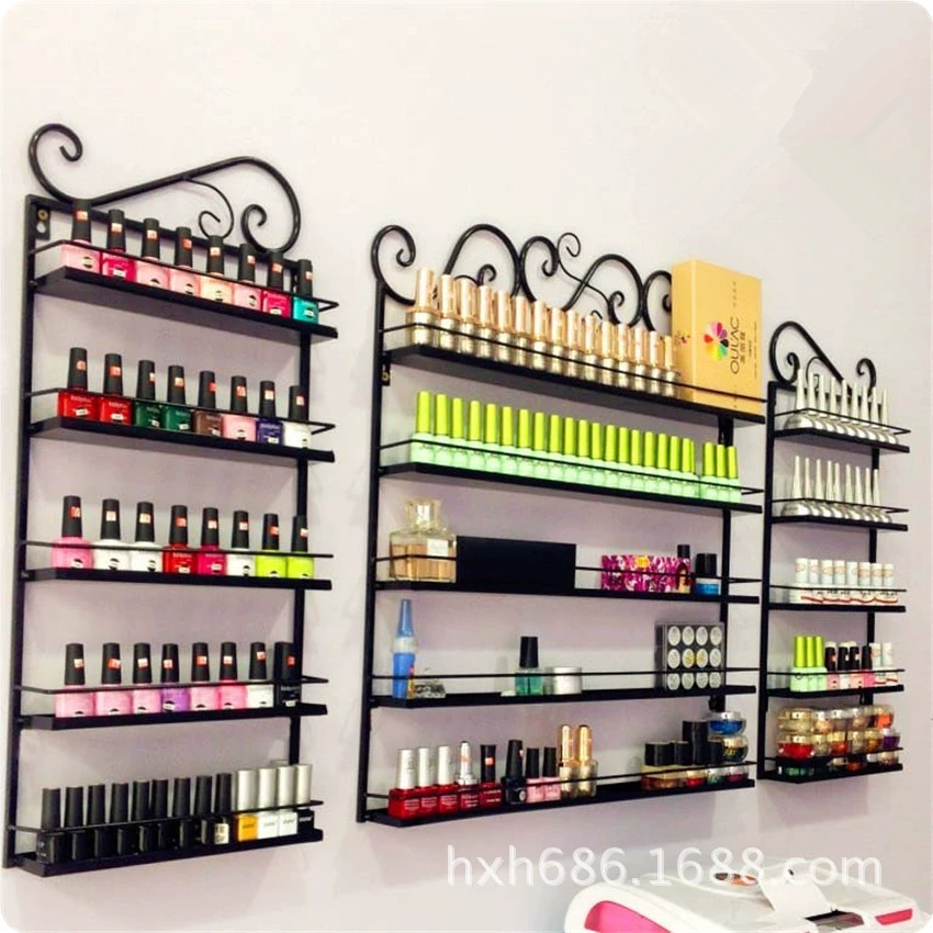 Cosmetic stand, metal nail polish