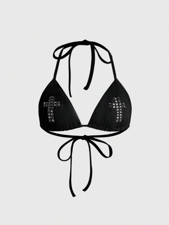 2026 verano de playa ropa de mujer sexy Y2K cross-border streetwear sexy correa de cuello bikini