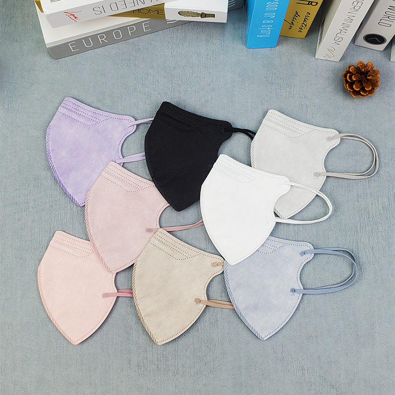 factory Direct selling adult Morandi KN95 Mask four layers three-dimensional disposable 3D Bridge of the nose protect Mask