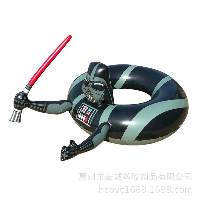 Inflatable swimming ring PVC, aqua park, Spiderman, increased thickness