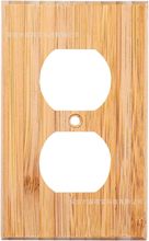 厂家直供美标实木开关面板 美式木质插座盖和开关板 竹制装饰墙板