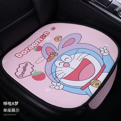 Four Seasons Pad – Backrest - pink-doraemon-a-piece-of-cushion-linen-general-purpose