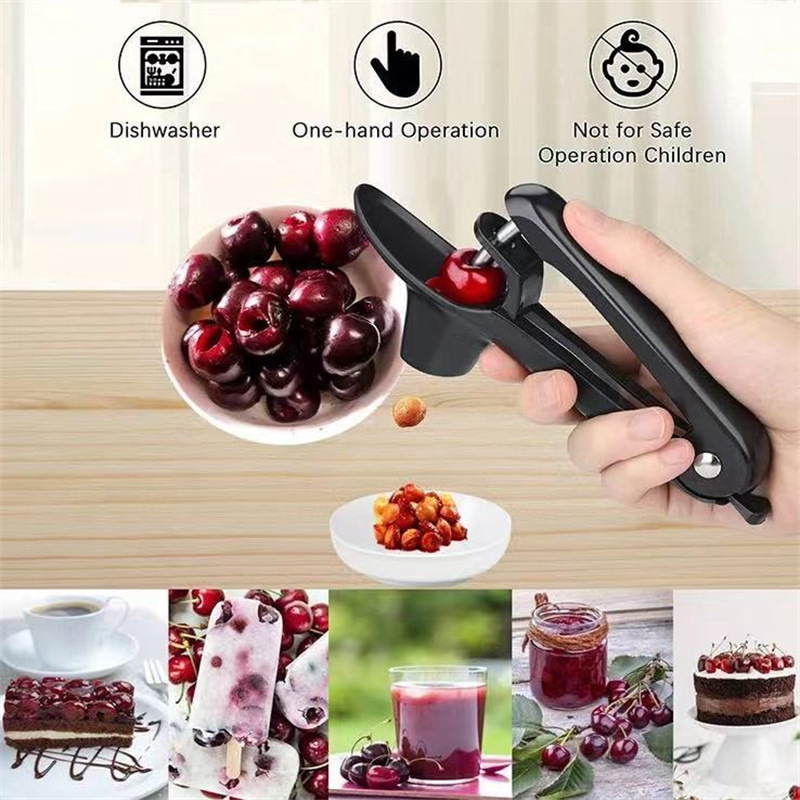 Cherry desnuclear, cherry seed remover, jujube roja extractor de núcleo, cortador de frutas de compresión, pequeño núcleo de frutas remover
