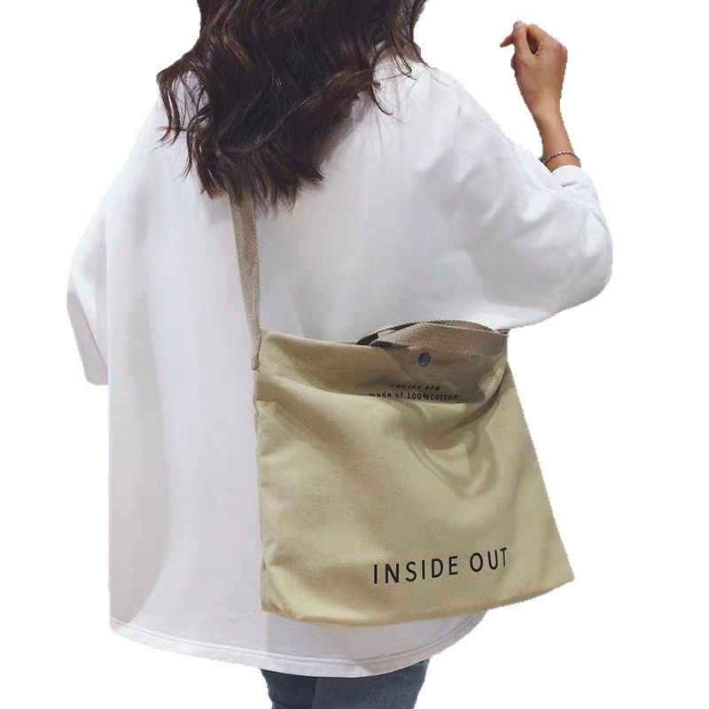 Borsa a tracolla a doppio uso per studenti, uomini e donne, borsa scolastica in tela di grande capacità, surplus di commercio estero_voghion.com