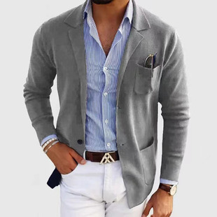 Cross-border men's 2024 for foreign trade new fashion casual men's suit slim party wedding suit