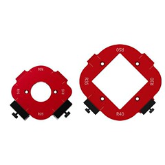木工丸角ポジショナー金型クローゼット角丸角金型トリマーDIY角丸r角円弧テンプレート