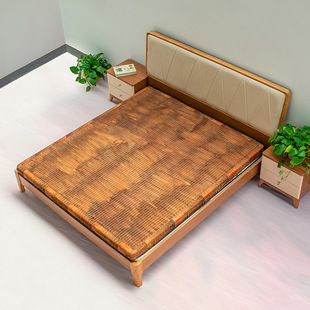 Plant Palm Mattress Full Brown Ridge Protection Brown Mattress Waist Protection Rubber-free Children's Hard Mattress 1.51.8m Factory Outlet