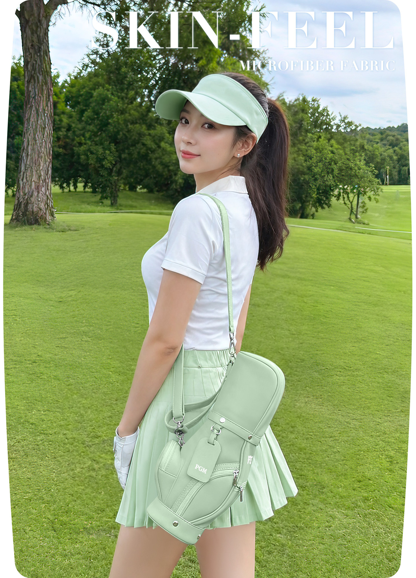 Túi golf mini nữ PGM đeo chéo xách tay siêu nhẹ tiện lợi — Hồng Macaron【Siêu nhẹ di động/Cảm giác mềm mại/Lưu trữ đa năng】SOB023, Xanh Macaron【Siêu nhẹ di động/Cảm giác mềm mại/Lưu trữ đa năng】SOB023, Vàng Macaron【Siêu nhẹ di động/Cảm giác mềm mại/Lưu trữ đa năng】SOB023 chi tiết 6