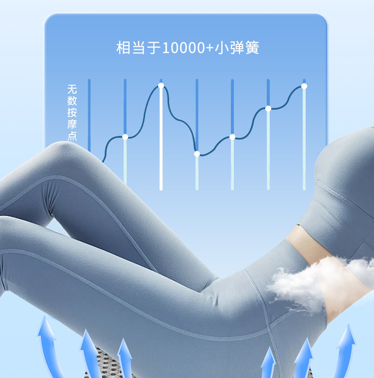 Breathable Washable 4D Air Fiber Rehabilitation Nursing Pad Free Inflatable Anti Decubitus Mattress for the Elderly