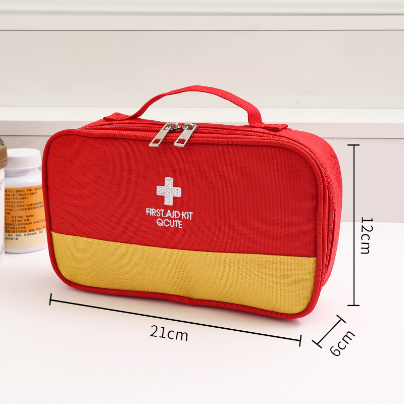빨간색 소형 (대/소 구급약 키트)