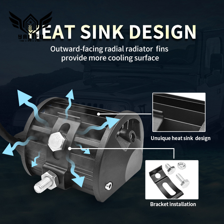 Cross-border dedicado 72W4 fila LED luz de trabajo off-road vehículo luz de techo luz de trabajo de iluminación del coche