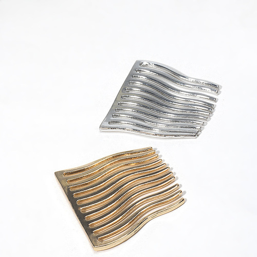 Metal hair comb without trace hair clip, temperament girl Korean back hair ornament reverse comb bangs clip, reverse hair pin