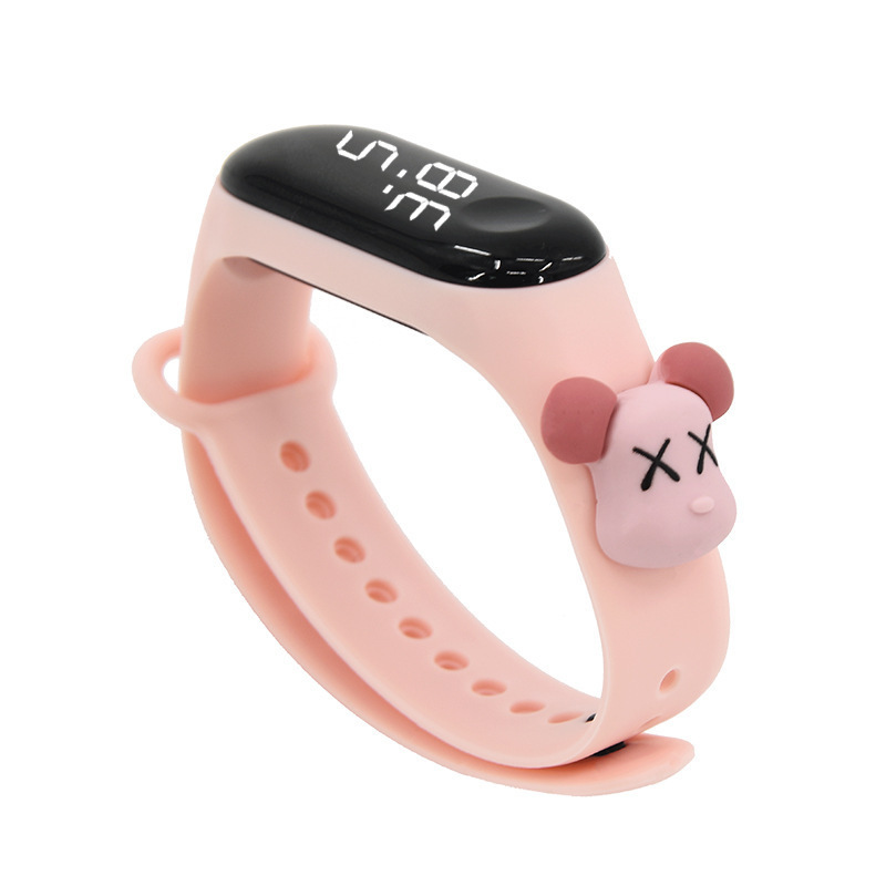 2022 new LED M3 doll watch electronic watch student waterproof bracelet children's touch watch a generation of hair