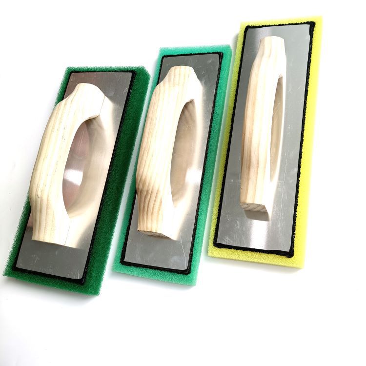 4x12 5x12 Inch Green foam Floats美洲市场 木柄绿色海绵发泡抹