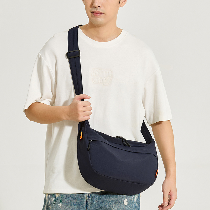 WEPOWER nueva bolsa diagonal de un solo hombro de gran capacidad, bolsa de bola de masa ligera y de moda, bolsa de mensajero simple y versátil