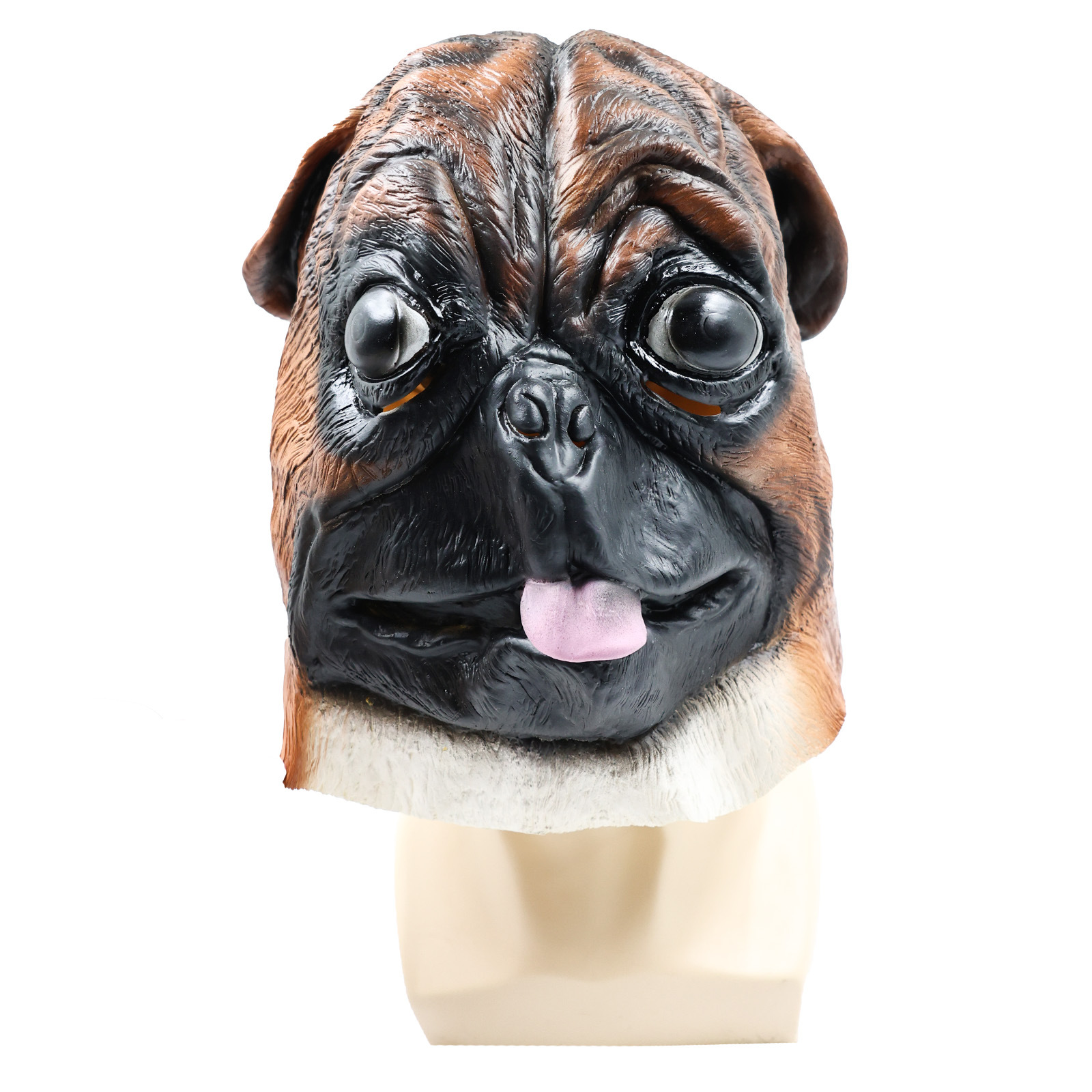 Máscara de látex de bestia divina parodia de celebridad, tocado de animal para accesorios de Halloween y transmisión en vivo, venta directa de fábrica