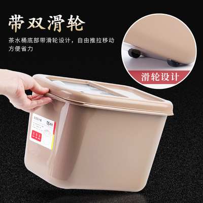 茶台排水桶茶渣桶家用中式矮小號垃圾廢水桶茶水桶濾茶桶茶具配件