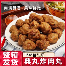 丸典炸肉丸整箱包邮商用猪肉丸子半成品麻辣烫油炸酥肉关东煮冷冻