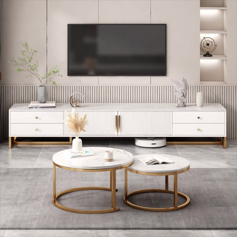 Tv Cabinet for Living Room, Home Use, 2025 New Model, Floor-Standing, Modern, Simple, Small Apartment, Storage and Tv Cabinet Integrated