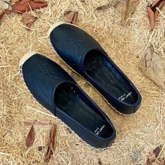 高バージョン包装全平底超軽量快適単靴女広州品一対高品質内外全皮対外貿易