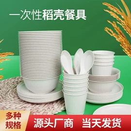 一次性碗碟;一次性茶具;可降解餐具