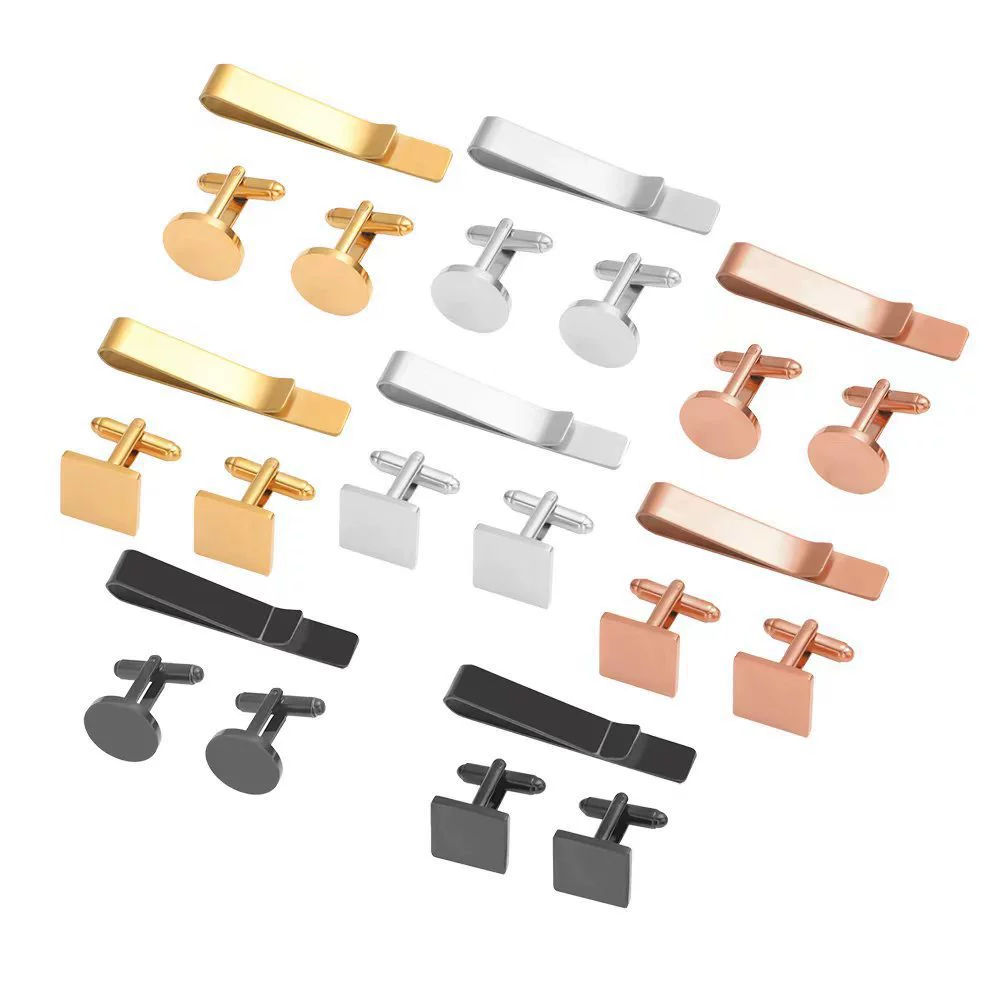 Tie stainless steel, metal set, creative accessory, European style