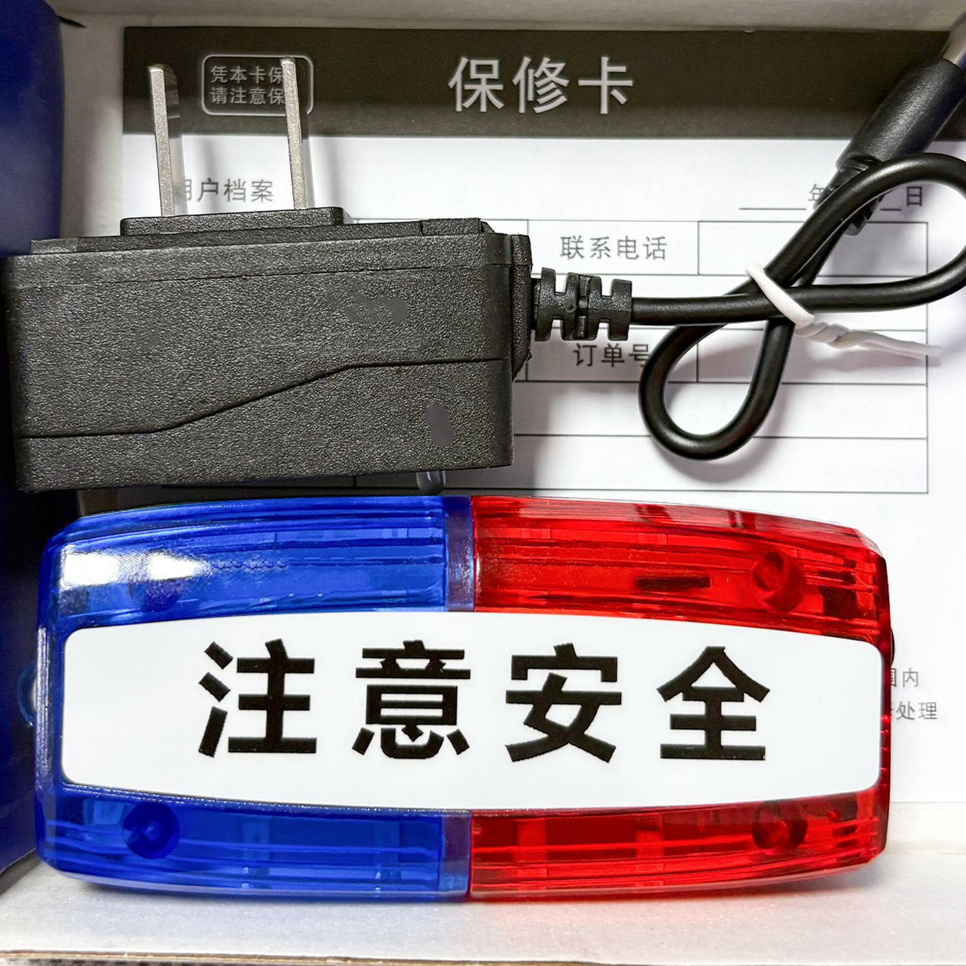 Led Red and Blue Shoulder Clip Strobe Light Night Warning Light Flashing Signal Light New Model for Security Patrol Duty