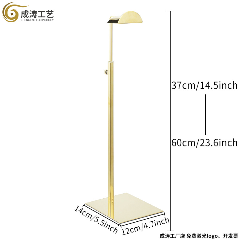 Зеркальная титановая золотая большая головка D