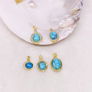 ��Ȼʯ�G��ʯ΢�荙E�A��ˮ�ε����~�18K����헉��Ή�diy���