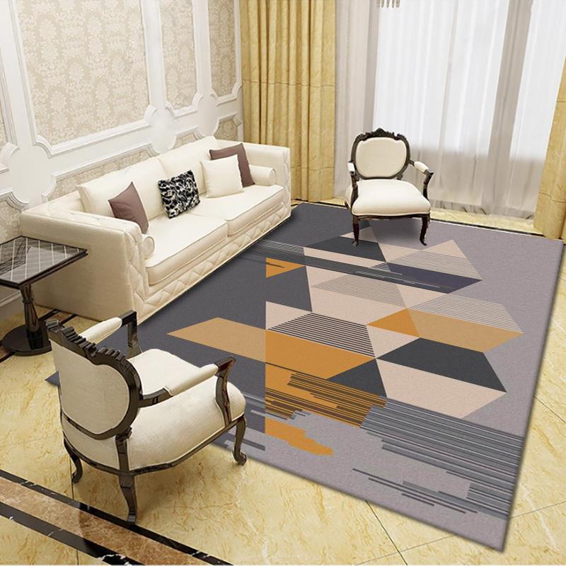 Alfombra nórdica sala de estar sofá mesa de café manta moderna minimalista Luz de lujo Casa dormitorio totalmente cubierto área grande puerta mat image 29