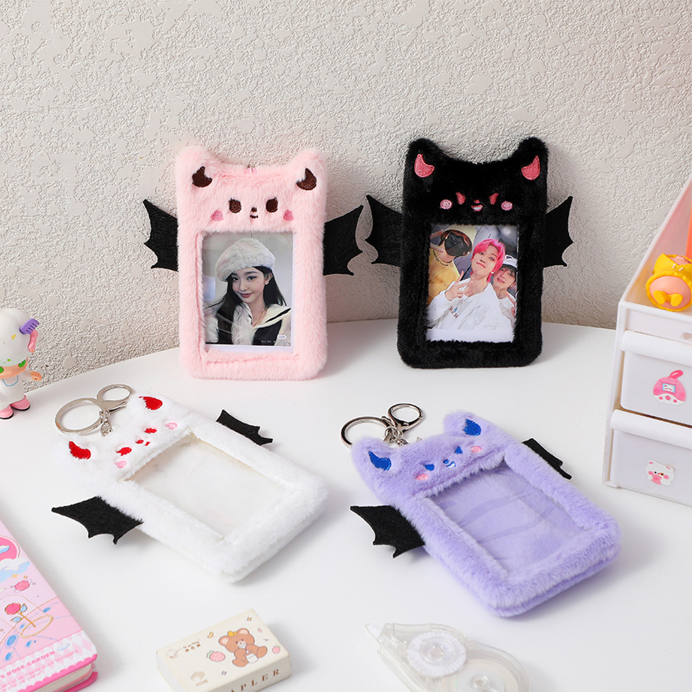 Women's Little Devil Plush Open Card Holders display picture 1