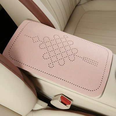 Chinese knot perforated armrest box Armrest box pad