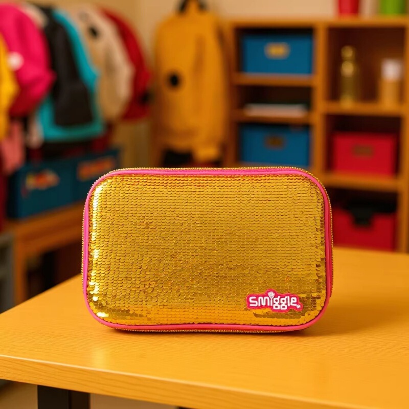 Source Factory Australia Smiggle Children's Large-Capacity Student Backpack Primary and Secondary School Students Cartoon Pencil Case