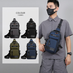 新商品の男性の屋外の胸のカバンはシンプルで、シングルショルダーバッグ多機能のファッションブランドの大容量ショルダーバッグ卸売りです。