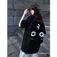ヨーロッパとアメリカのハイストリートFPA半袖ボーイズ夏オリジナルデザインハンサムTシャツootdウェア厚手の服