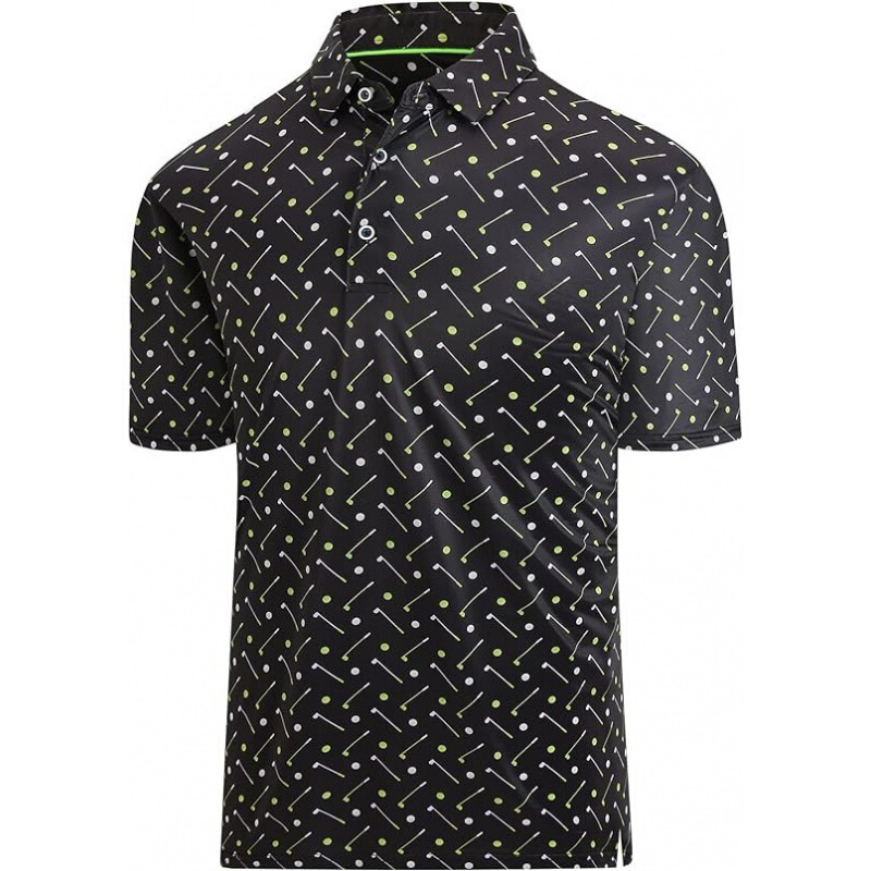 Summer 3D Printed European and American Polo Shirts for Men, Short-Sleeved Cross-Border Export Polo Shirts for Men, Orders with Cartoon Tags