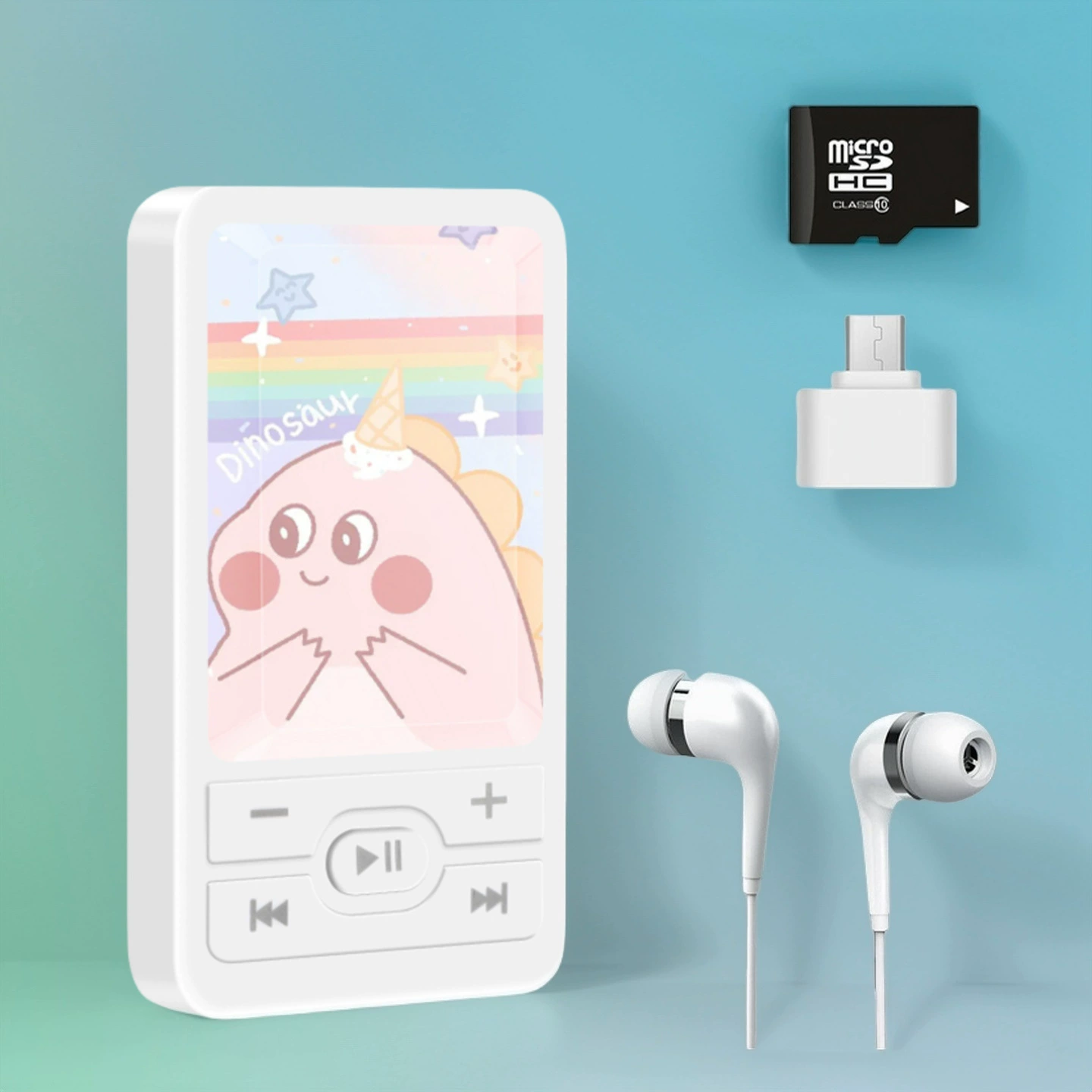 Образовательный MP3-плеер A1 для детей, мультяшный дизайн, слот под карту и наушники, варианты 4–64 ГБ