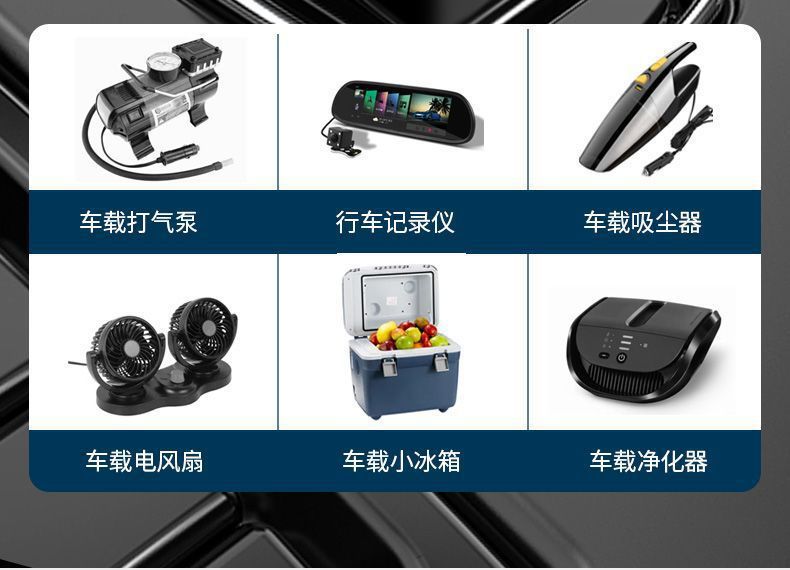 Car-Mounted Super Fast Charging Mobile Phone Charger with Cigarette Lighter Extension Port, Car Charger Adapter Pd30W