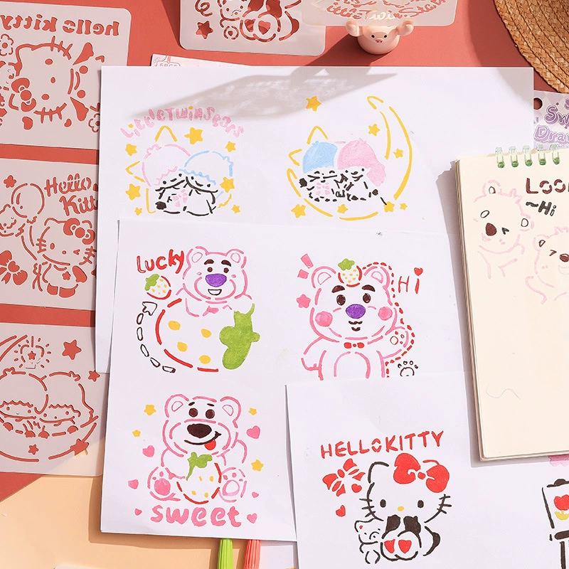 Painted cartoon inkjet template, (Cross-border trading)