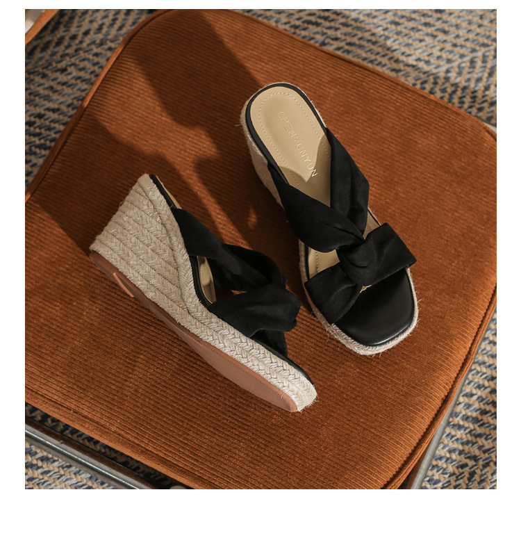 Sandal cao gót nữ hở mũi đế xuồng gót 9 cm — màu đen chi tiết 23