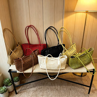 Basket, one-shoulder bag, purse, high-quality style