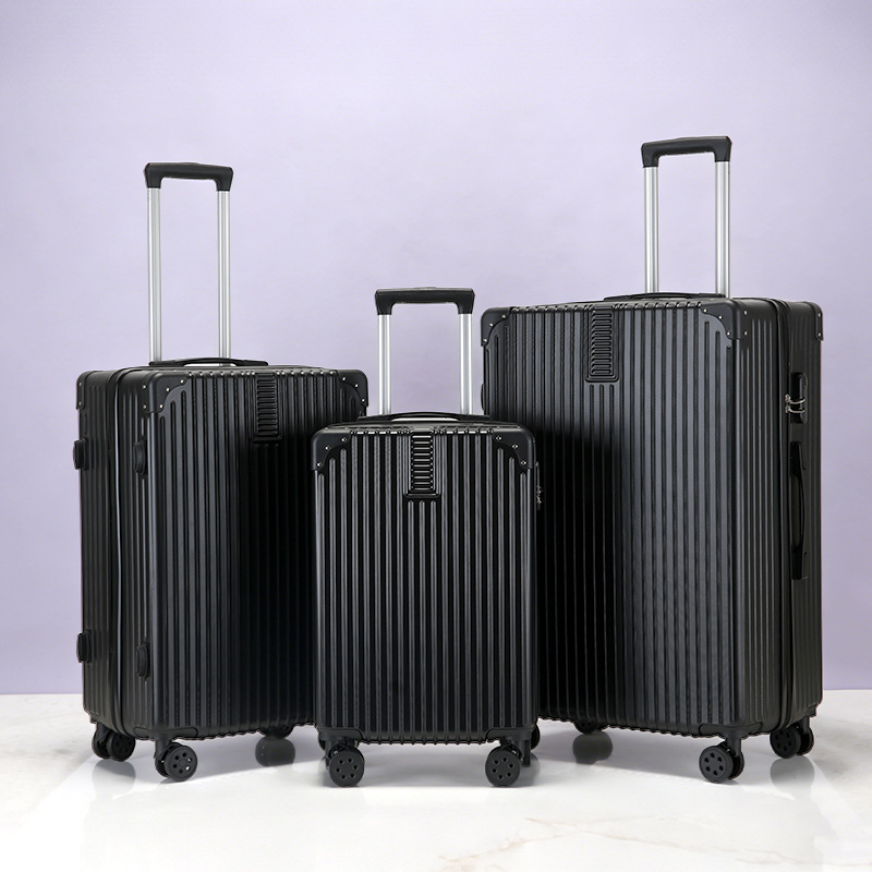 Reisekoffer Suitcase 20/24/28 Zoll Gepäck Außenhandel Drei-teiliges Set Luggage Koffer mit Zahlenkombination und Griff